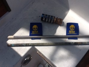 New vs. original shaft.