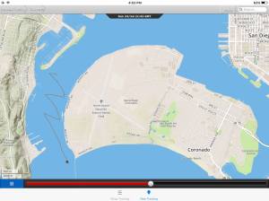 First shakedown sail in light, Force 4 winds.