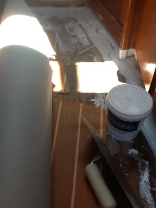 Making sure things stay put.